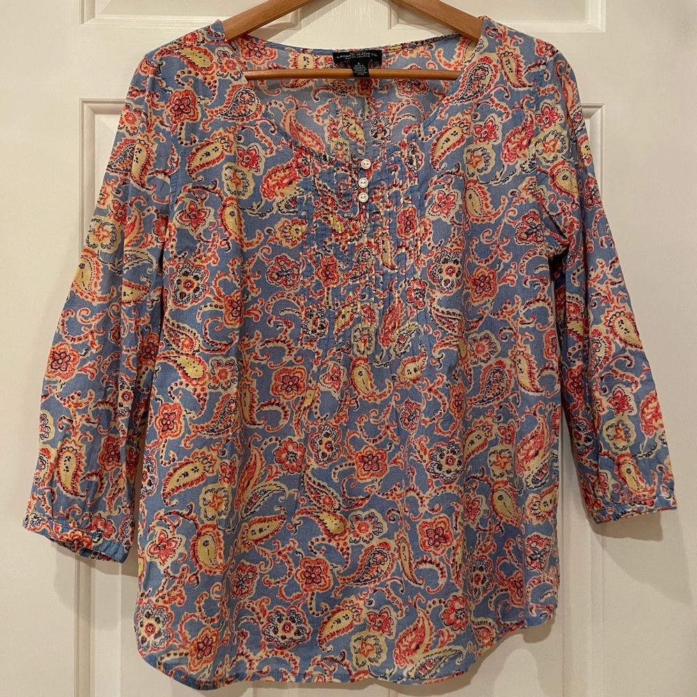 Ralph Lauren blouse. Like new. Size small